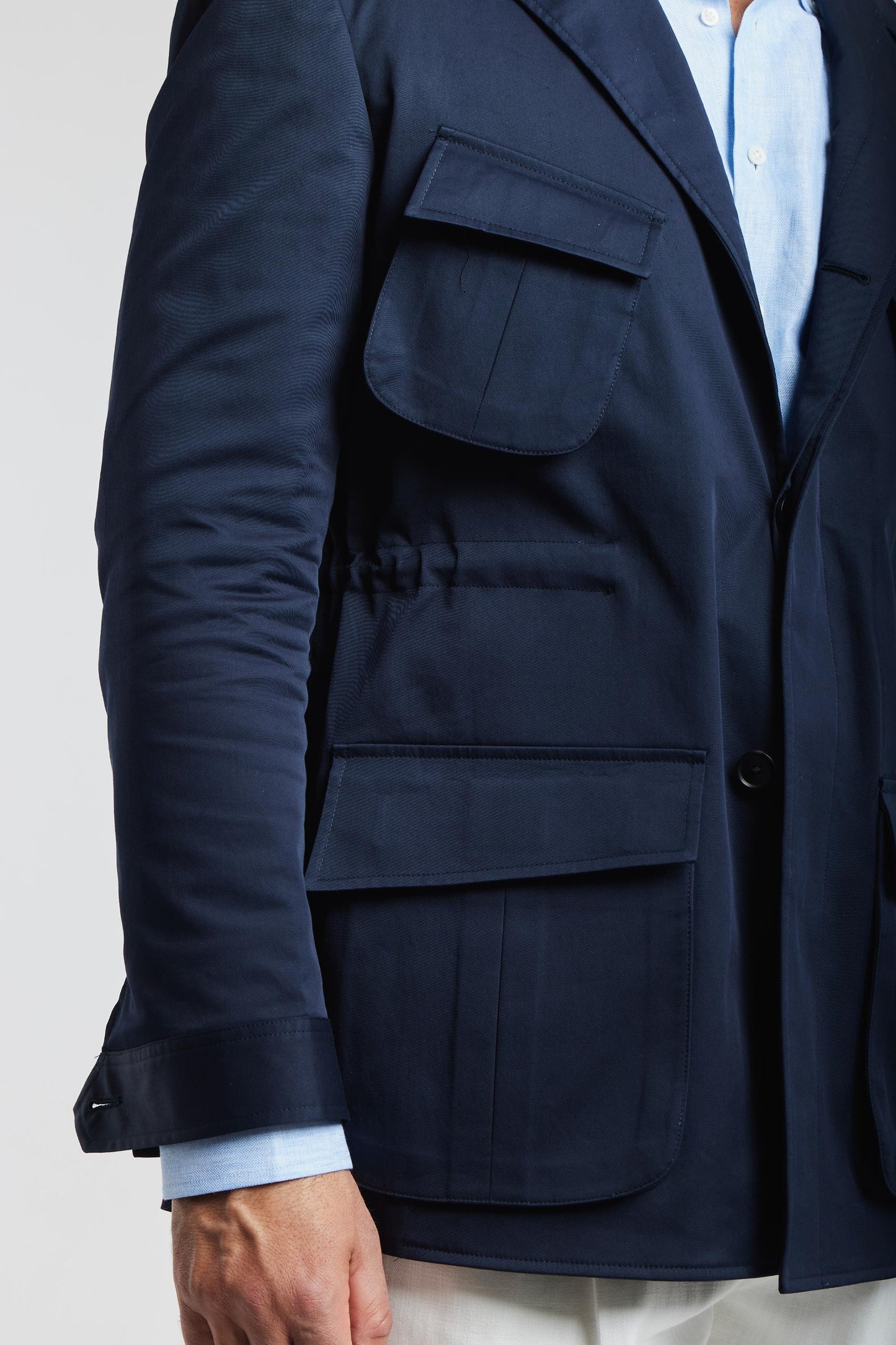 Navy Cotton Field Jacket / Overshirt
