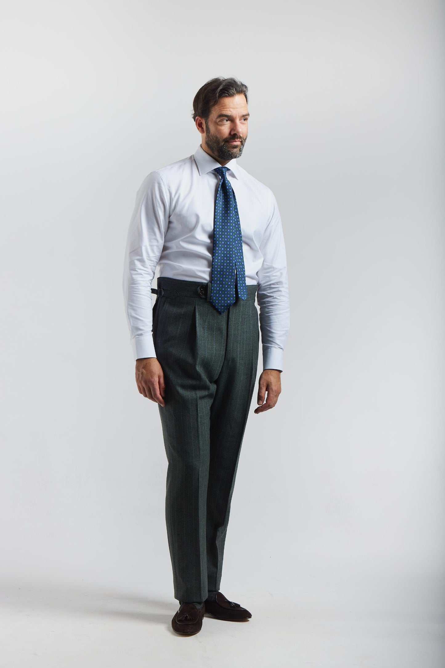 Grey/Green stripe London Marling & Evans Suit