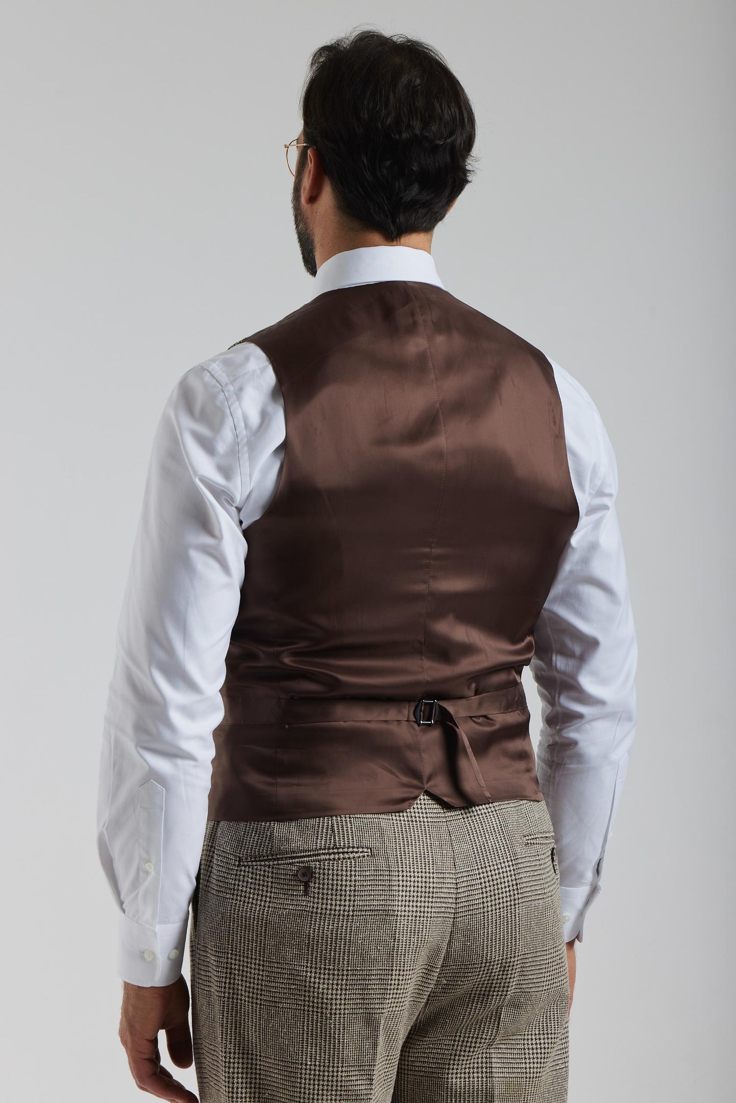 Beige Prince of Wales Waistcoat