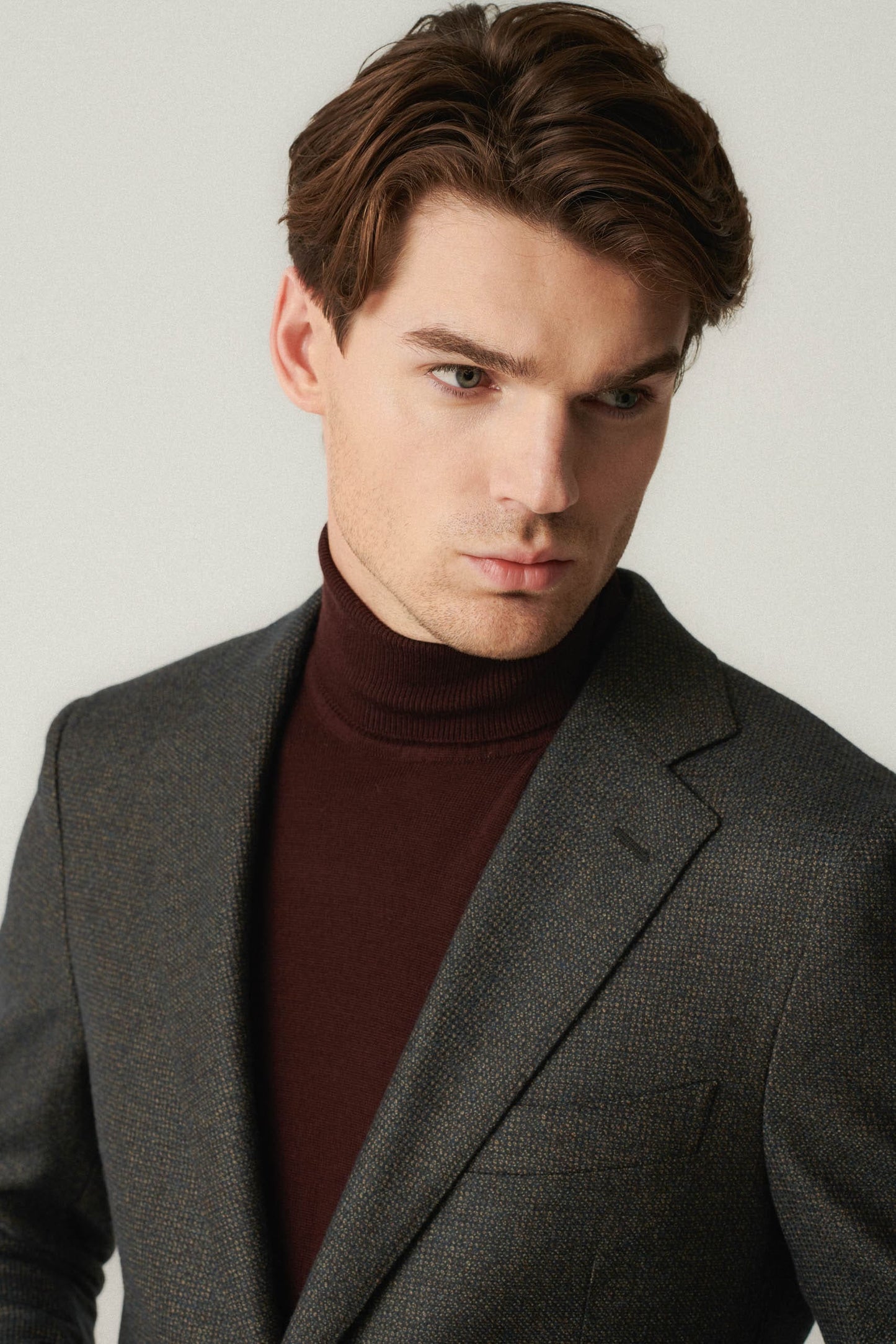 Wool Green Whitley Jacket by Marling and Evans