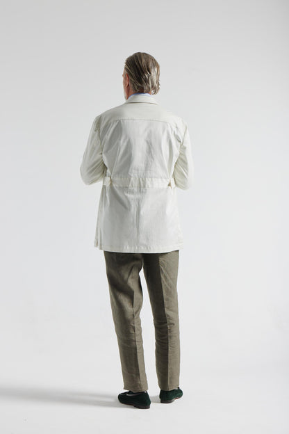 White Cotton Overshirt