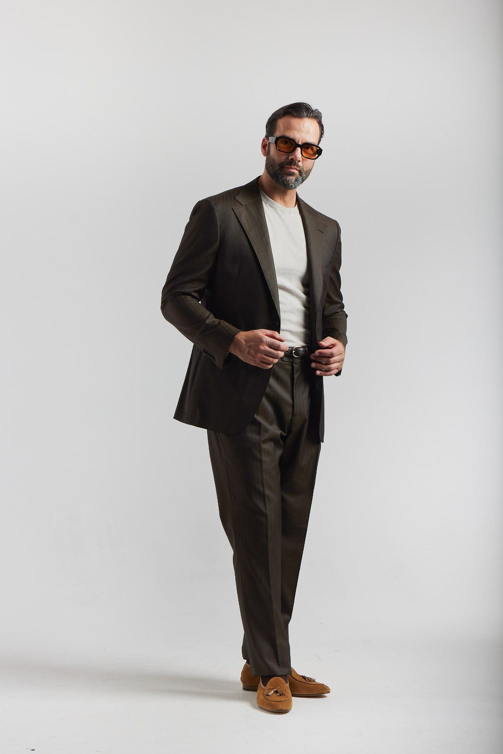 Hnedý oblek Solaro Honey Way