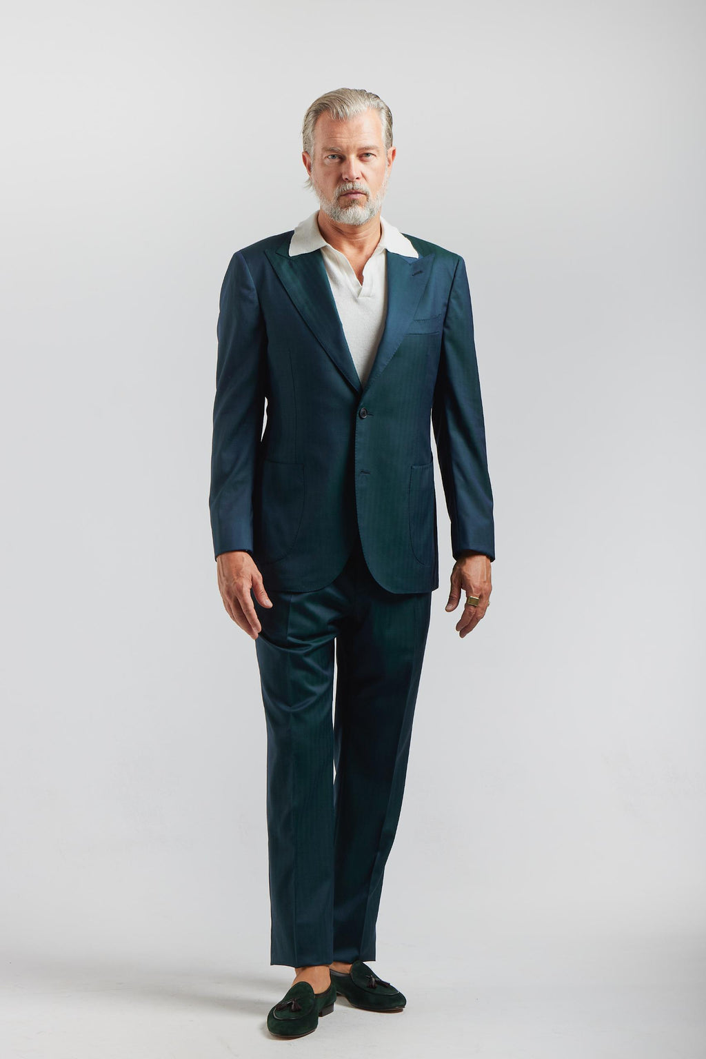 Tmavozelený solaro oblek Honey Way