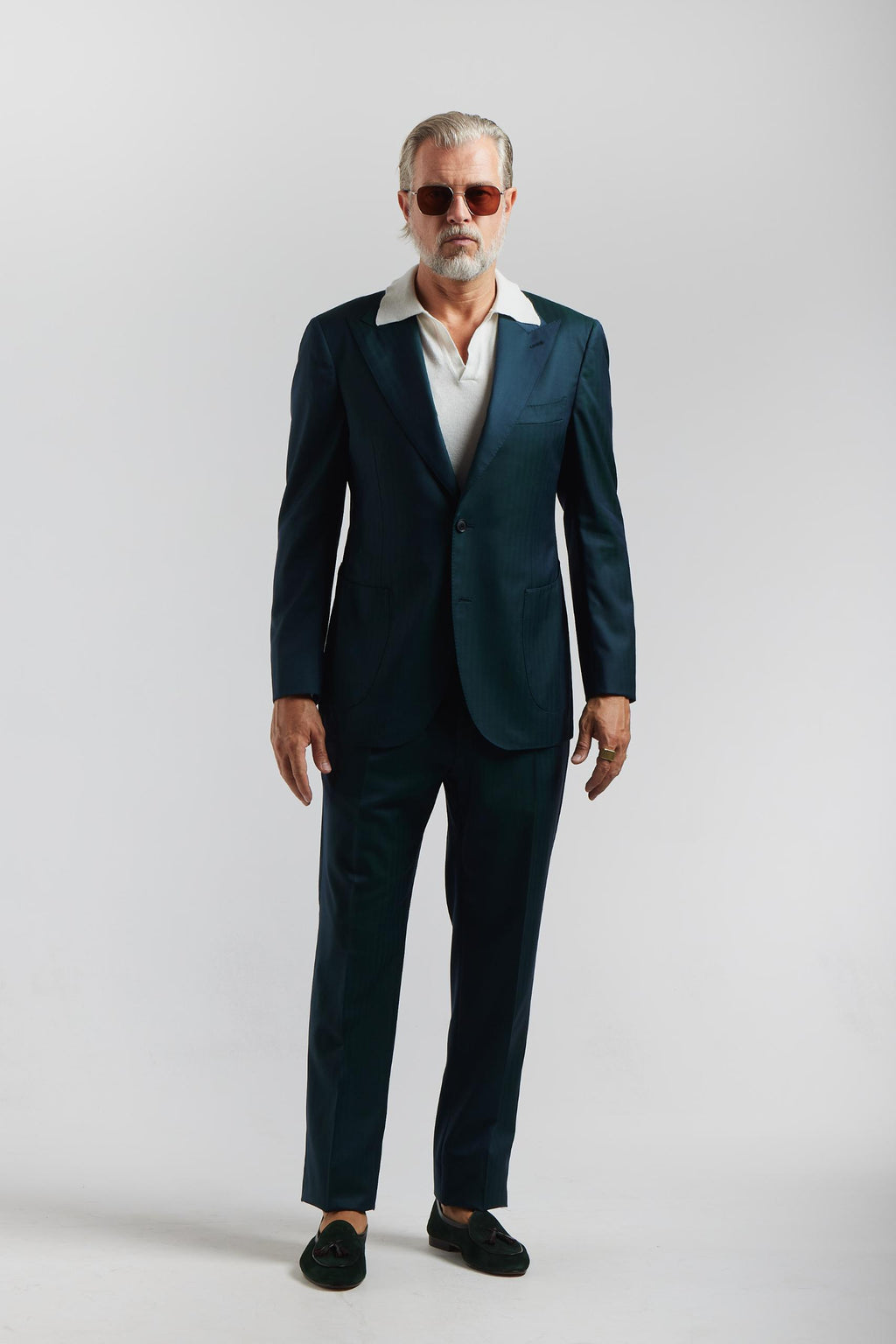 Tmavozelený solaro oblek Honey Way