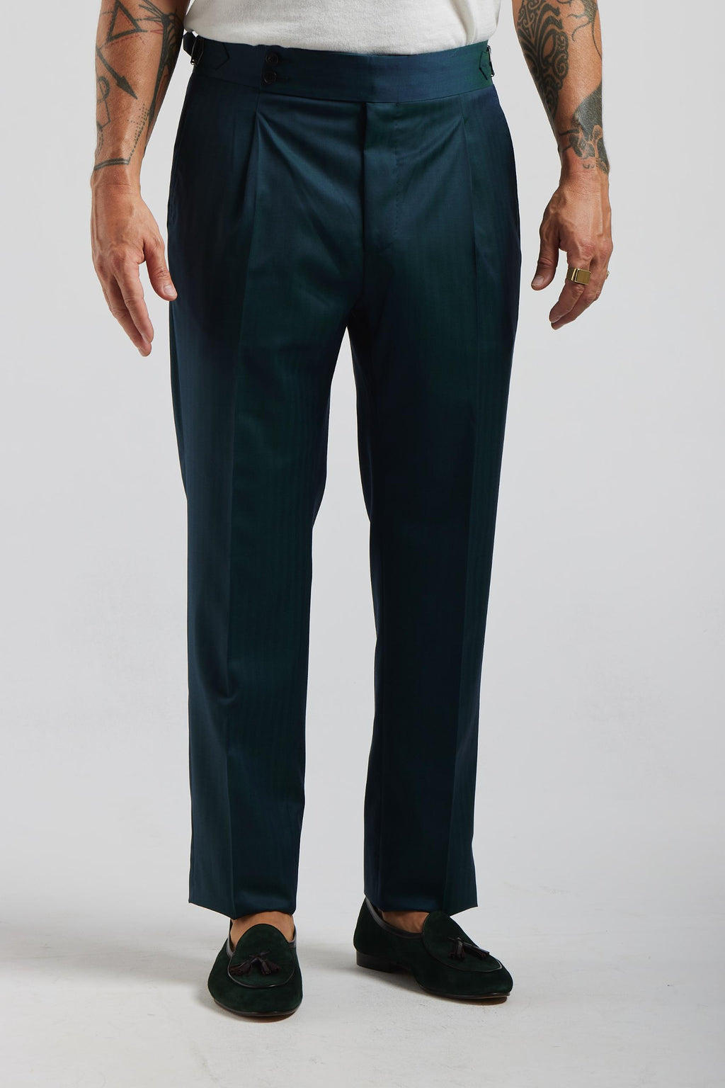 Tmavozelený solaro oblek Honey Way