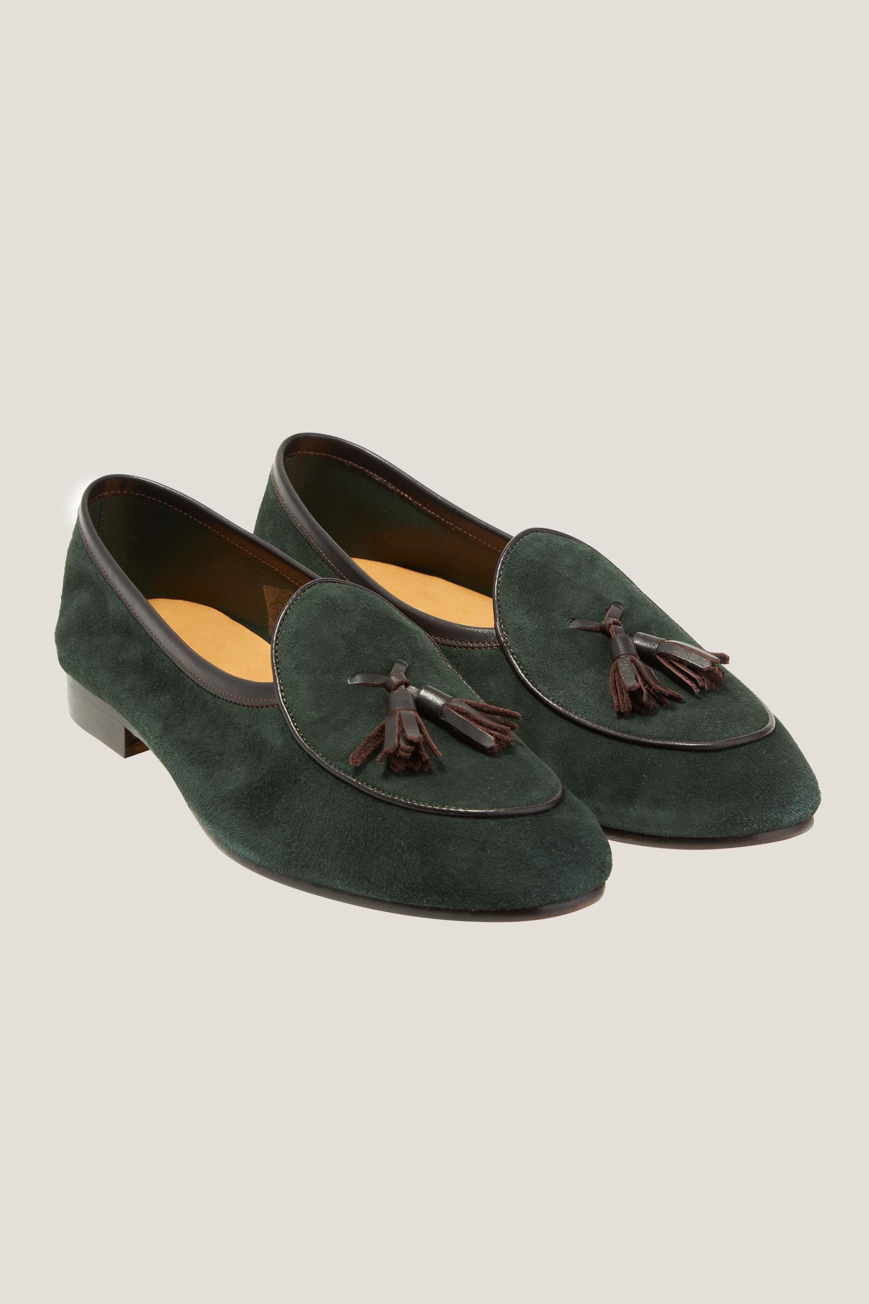 Belgické mokasíny so strapcami