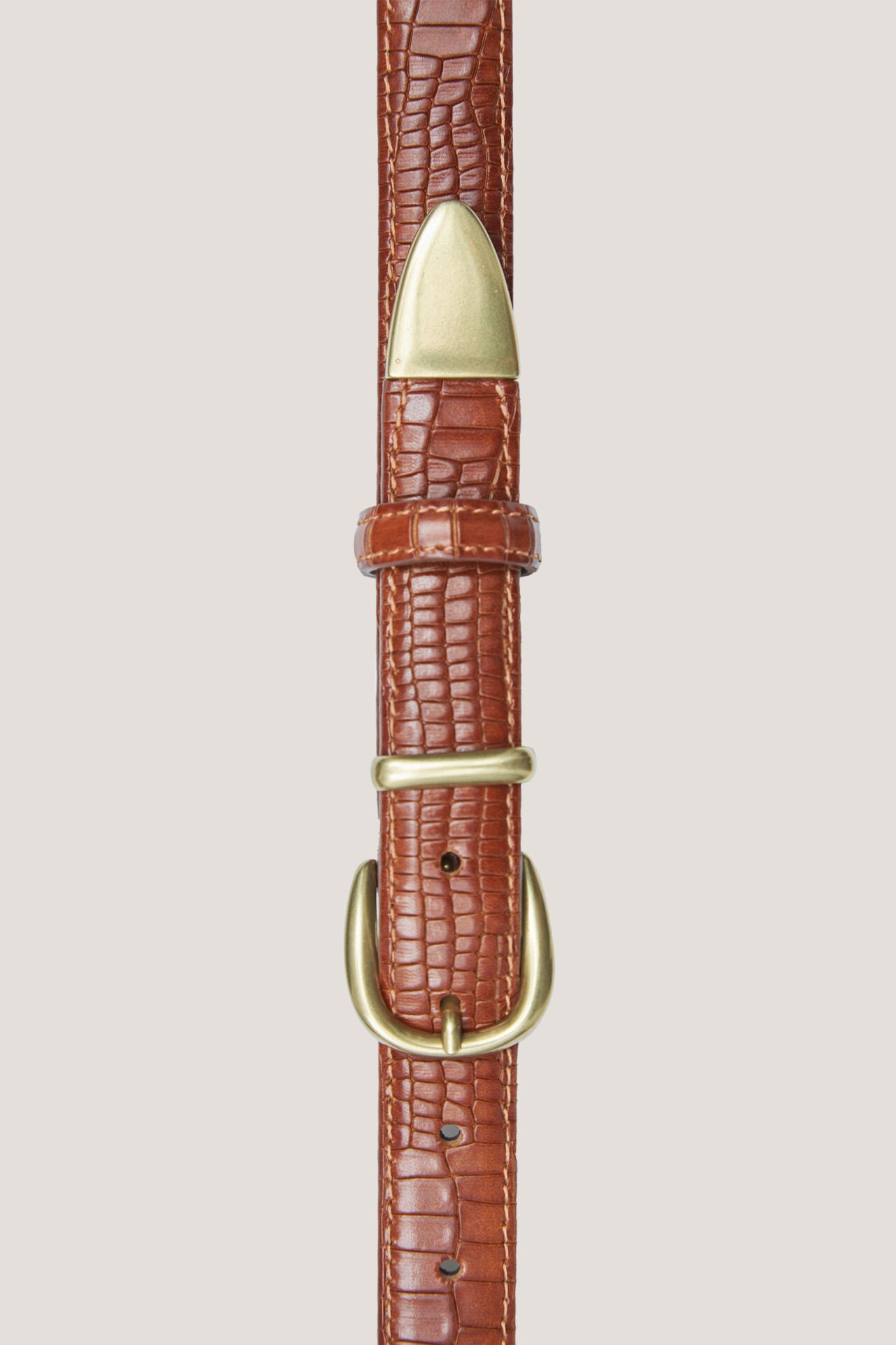 Kožený opasok v západnom štýle