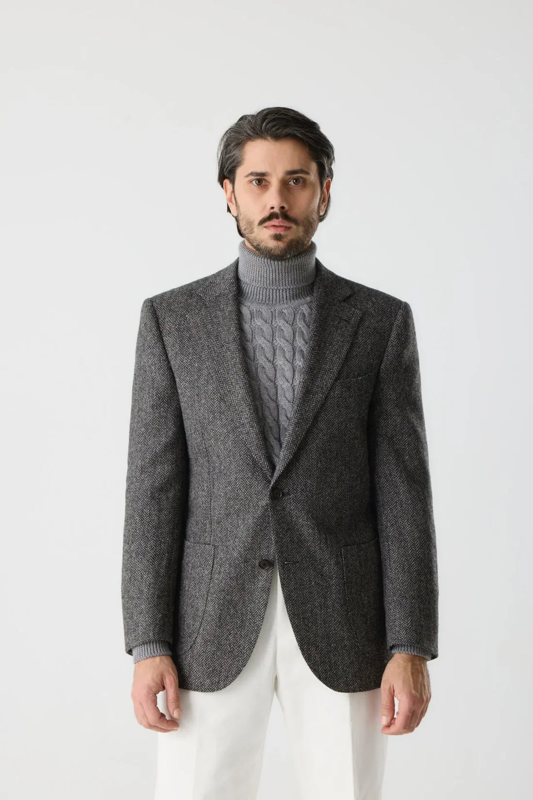Gray Moon Wool tweed jacket