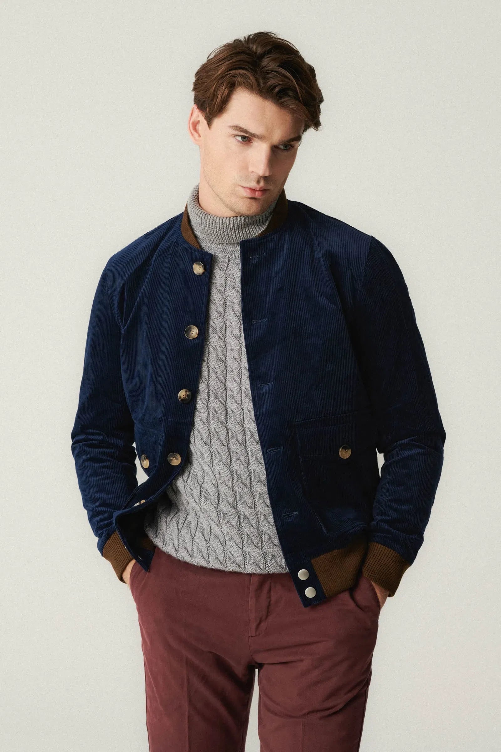 Corduroy Bomber Jacket