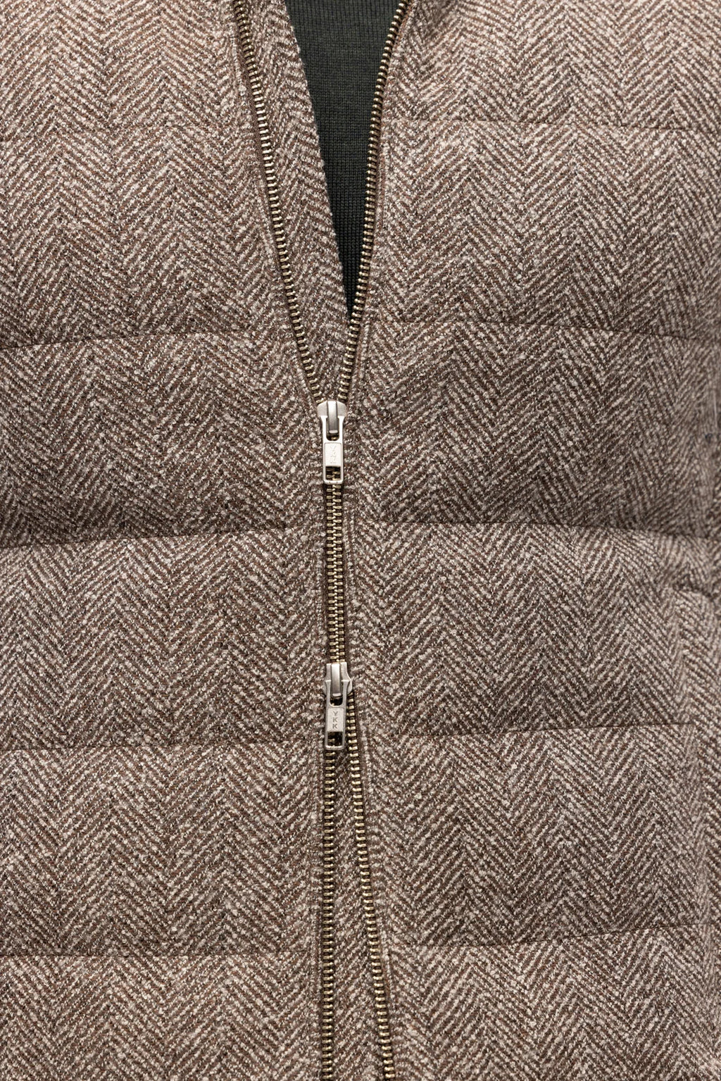 Svetlohnedá prešívaná vesta Vitale