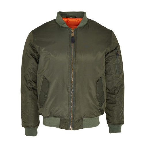 Relco Londom MA1 Bomber Jacket Olive